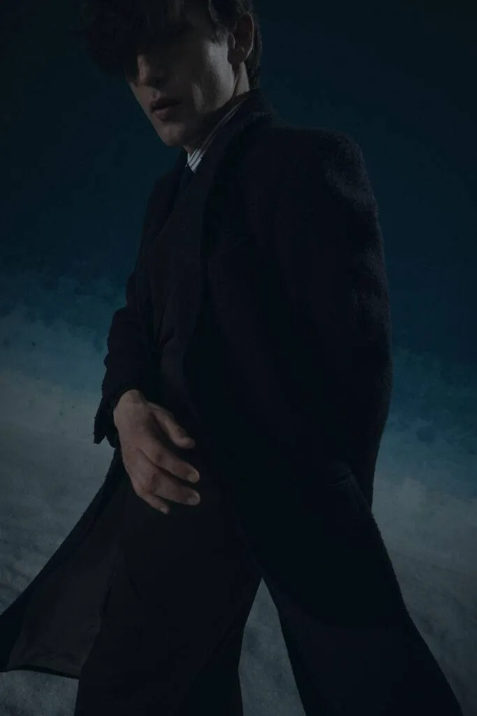 Zweireihiger grauer Glencheck Anzug aus Super 120 Wolle — Monokel Berlin