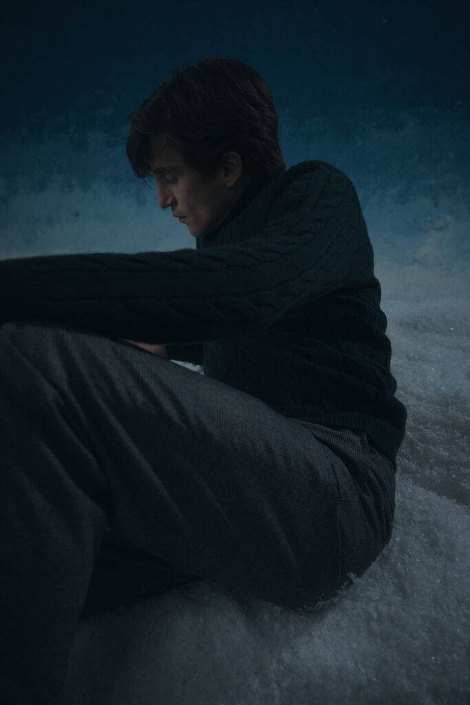 Bottle Green Cable Knit Rollkragenpullover — Monokel Berlin