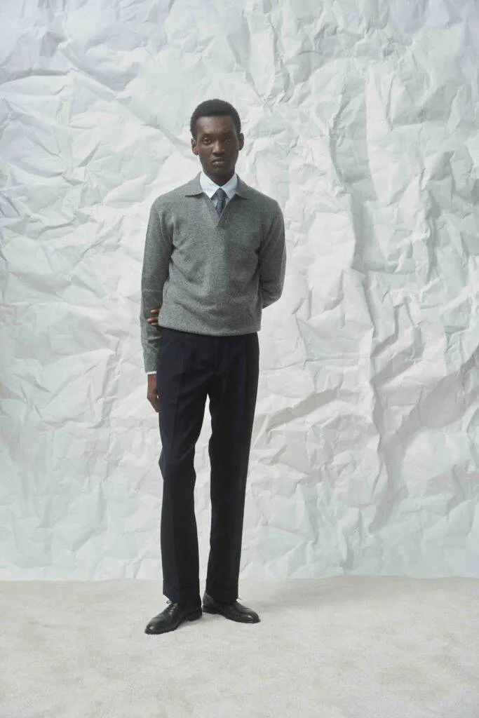 Grey Cashmere Polo — Monokel Berlin