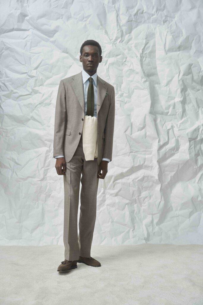 Bottle Green Maß-Polo mit Reißverschluss — Monokel Berlin