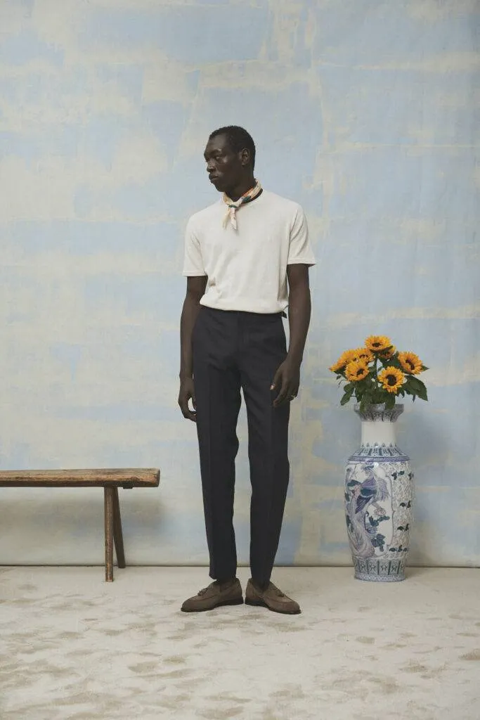 Safari Jacket in taupe Leinen