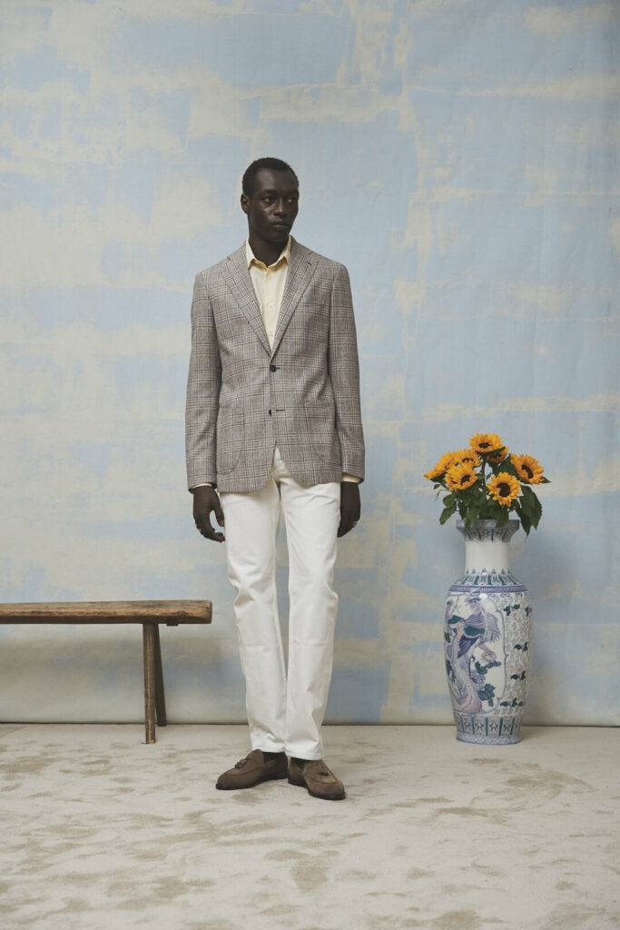 Off white Knit Shirt aus Baumwolle/Seide — Monokel Berlin