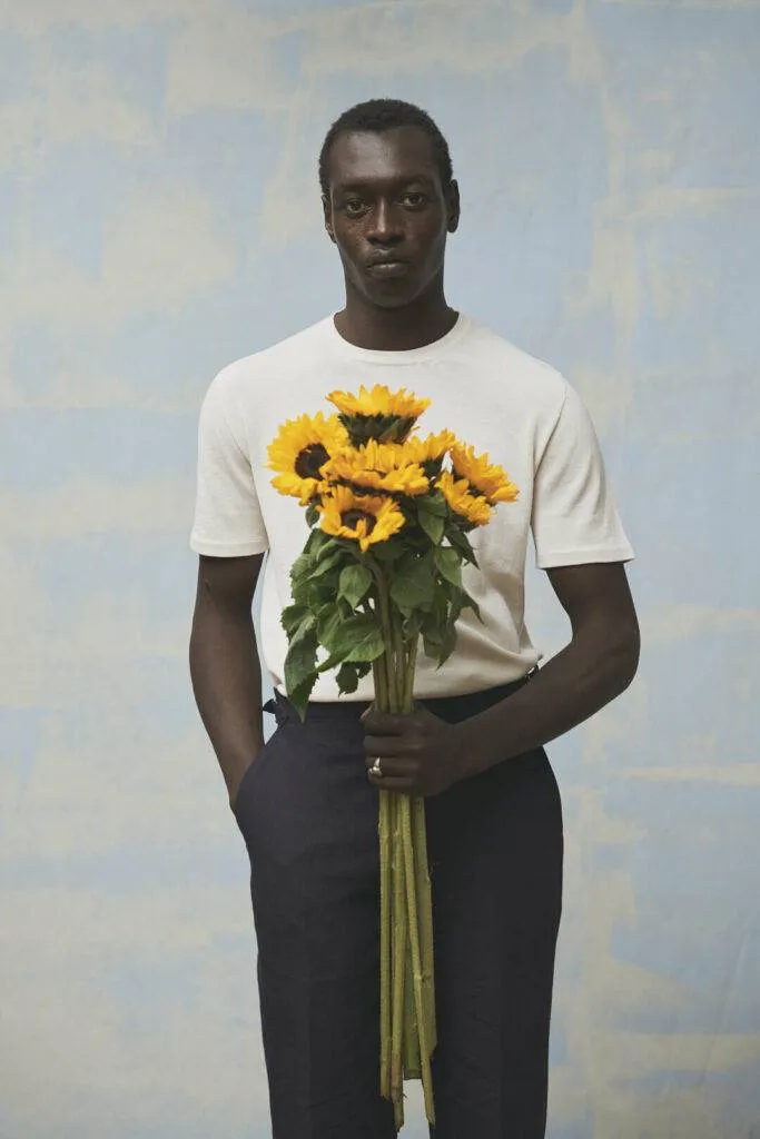 Off white Knit Shirt aus Baumwolle/Seide — Monokel Berlin