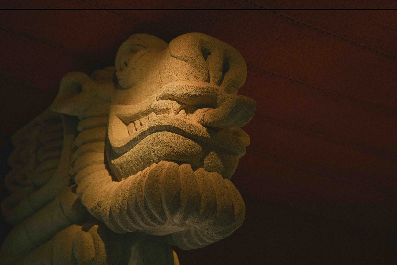 Petrolfarbener bi-elastischer Kreidestreifen Maßanzug — Monokel Berlin