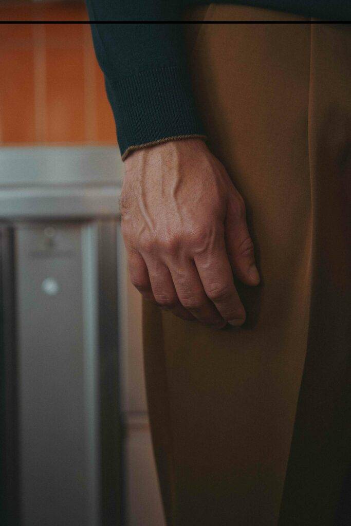 Bottle Green Mass-Polo mit Reißverschluss — Monokel Berlin