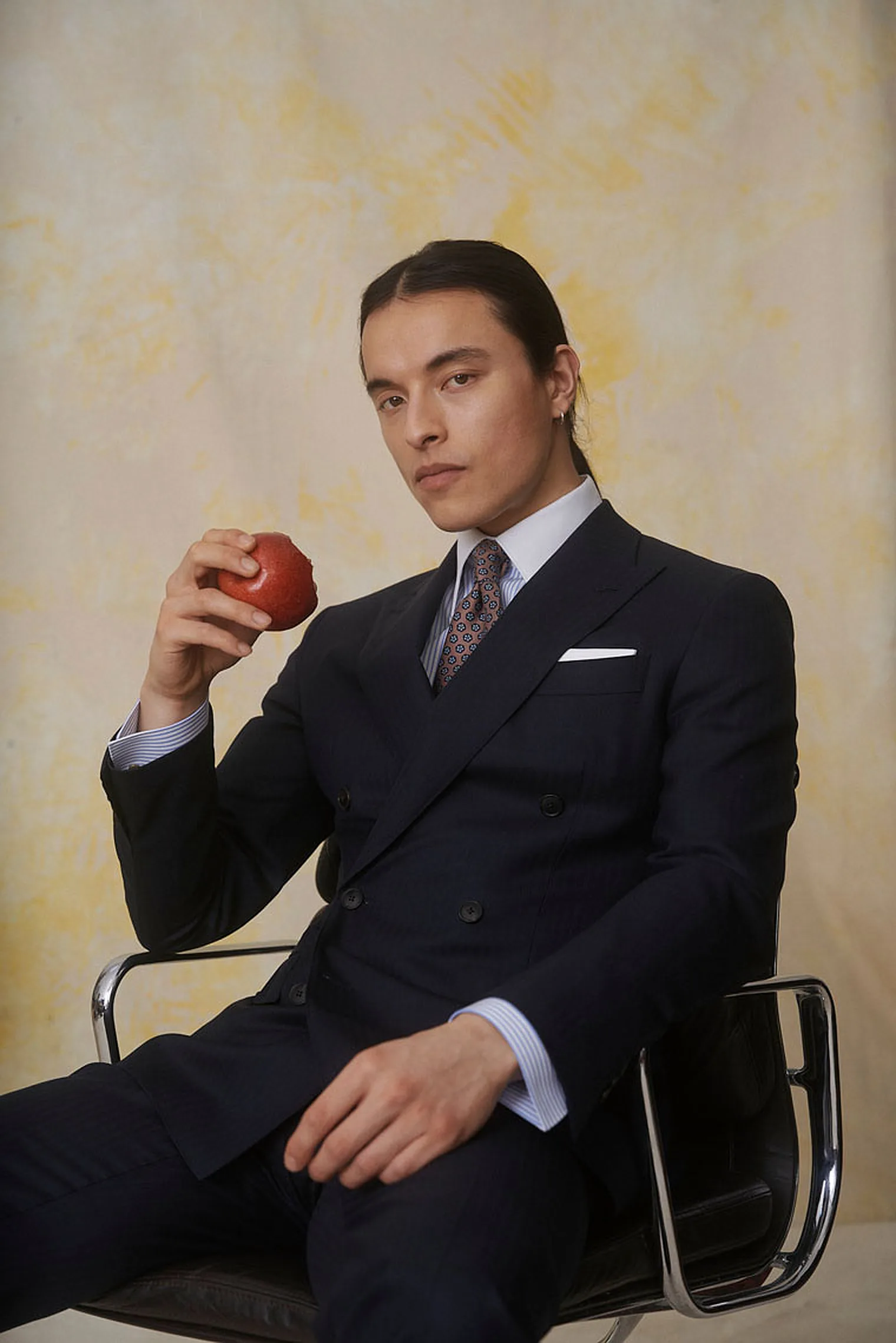 Navy S100 Double-Breasted Anzug — Monokel Berlin