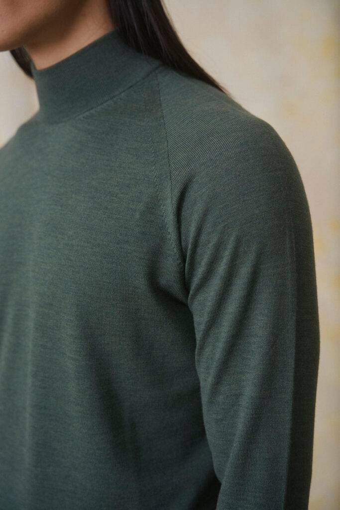 Washed Stretch Selvedge Denim mit S160 Loro Piana Merino — Casual Eleganz — Monokel Berlin