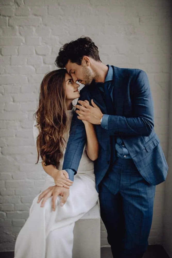 Hochzeitsanzug Pärchen