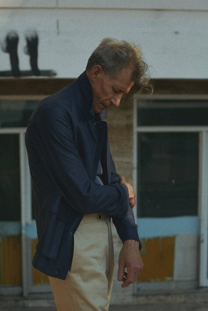 Off white Knit Shirt aus Baumwolle/Seide — Monokel Berlin