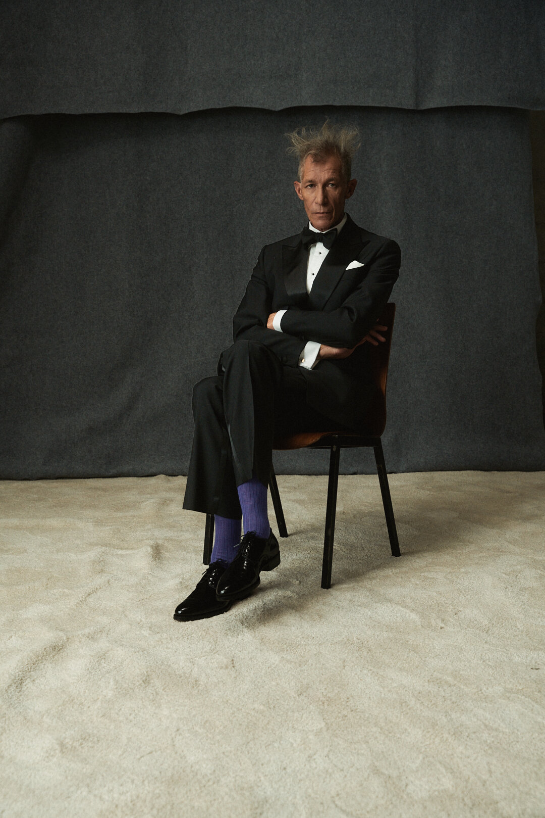 Barathea Black Smoking mit White Fine Twill Hemd, Ansicht 11