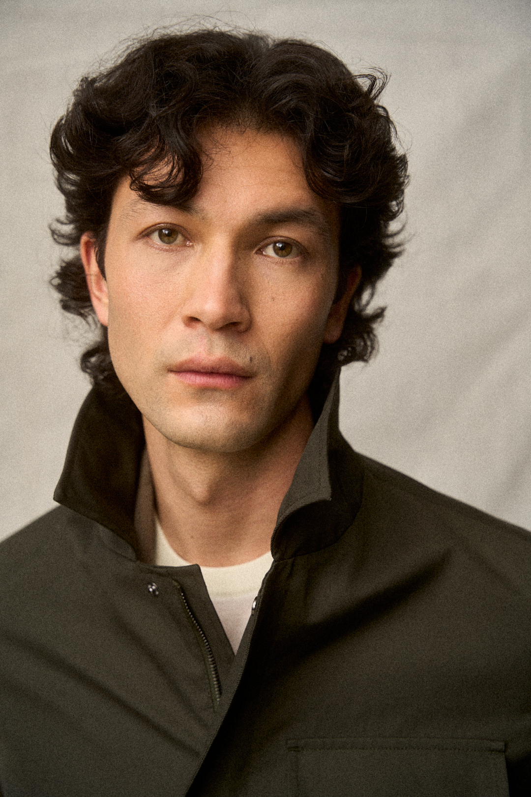 Olive Cotton Field Jacket mit Twill-Hose und Merino, Ansicht 6