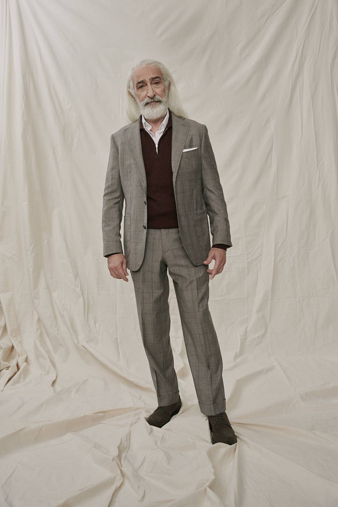 Burgundy Wool-Cashmere Pullover — Monokel Berlin