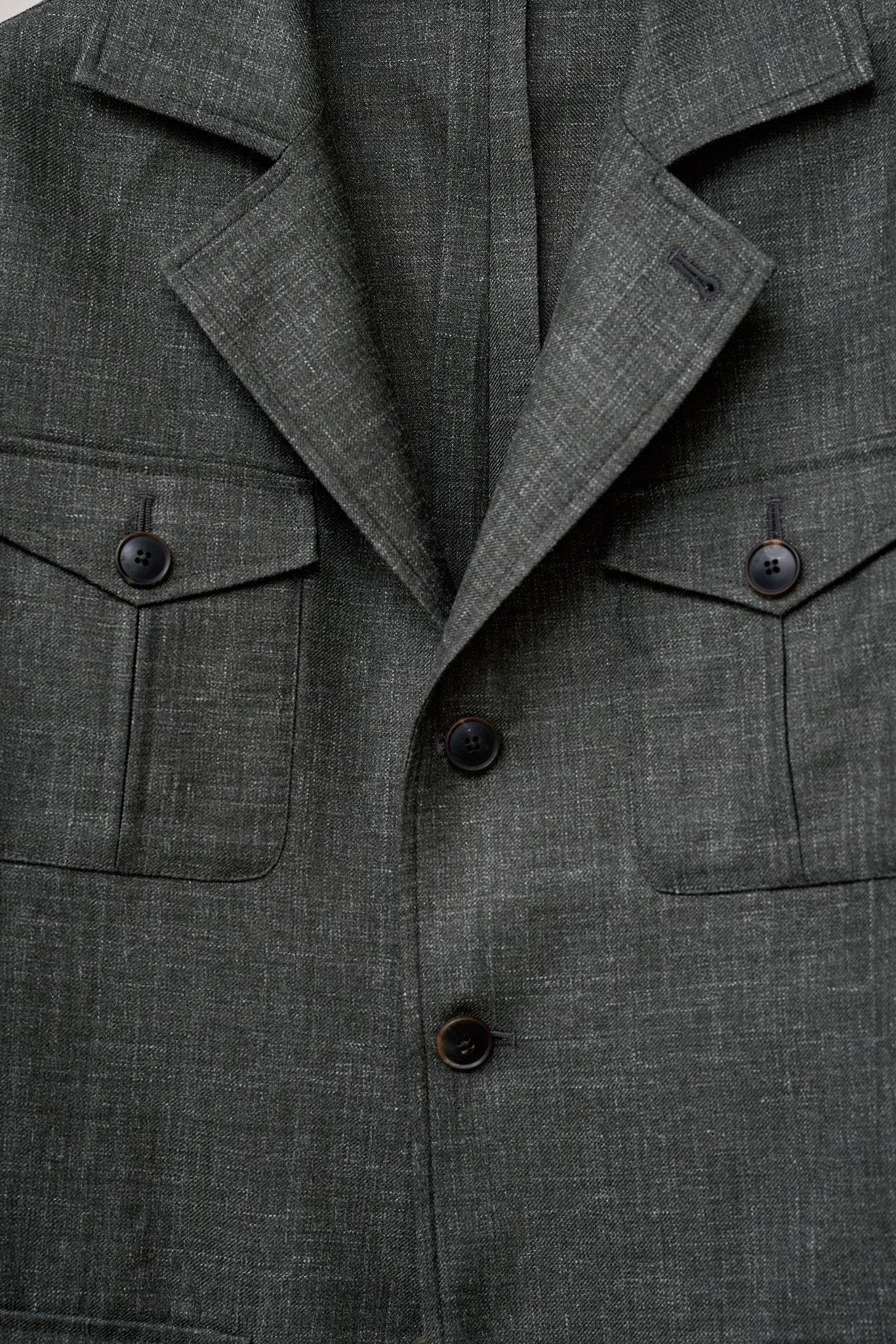 Casual Jacket Detail Knöpfe und Revers