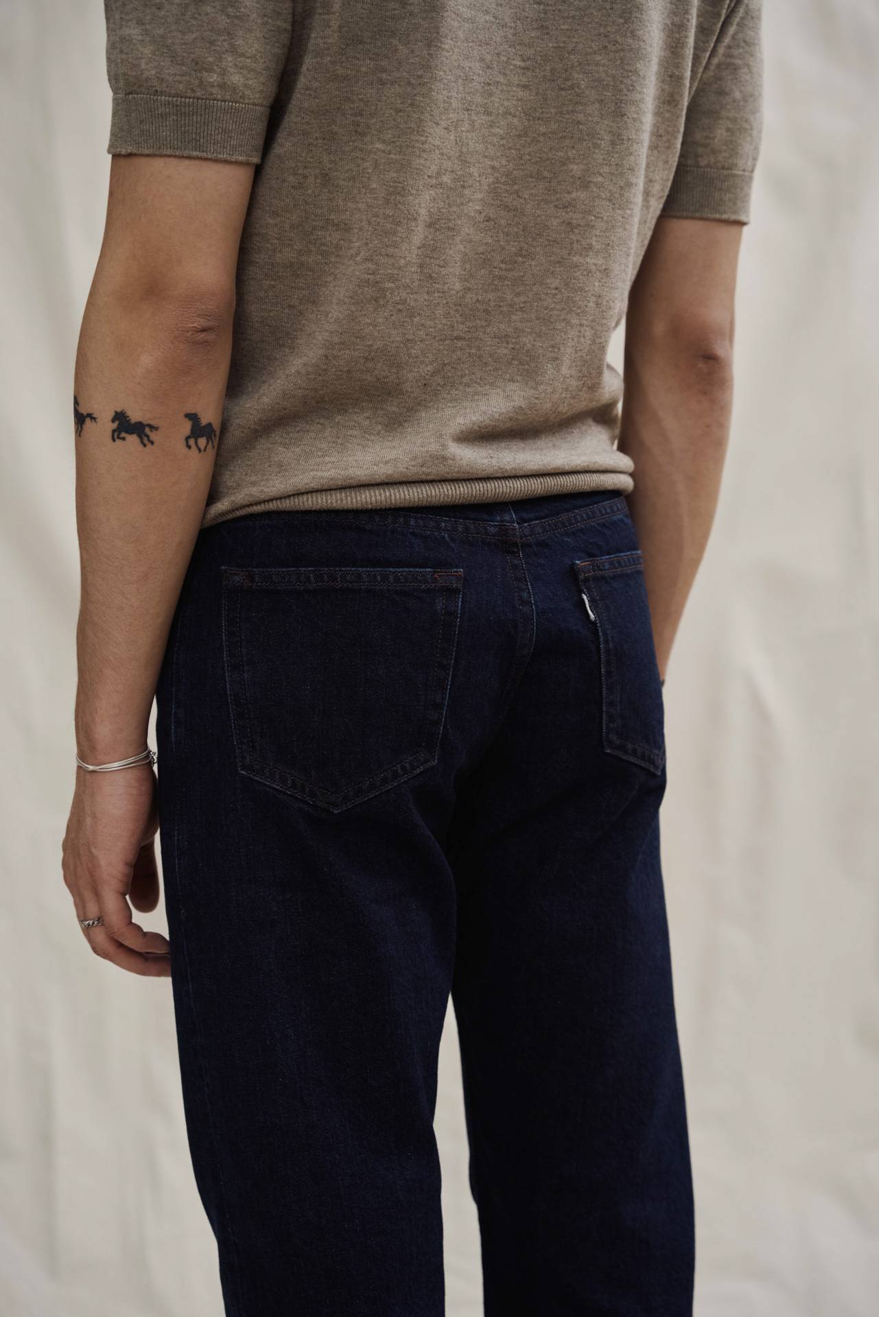 Grey Cast Rinse Selvedge Rigid Maßjeans