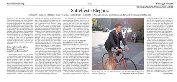 Maßanzug und Fahrrad urbaner Stil von Monokel Berlin