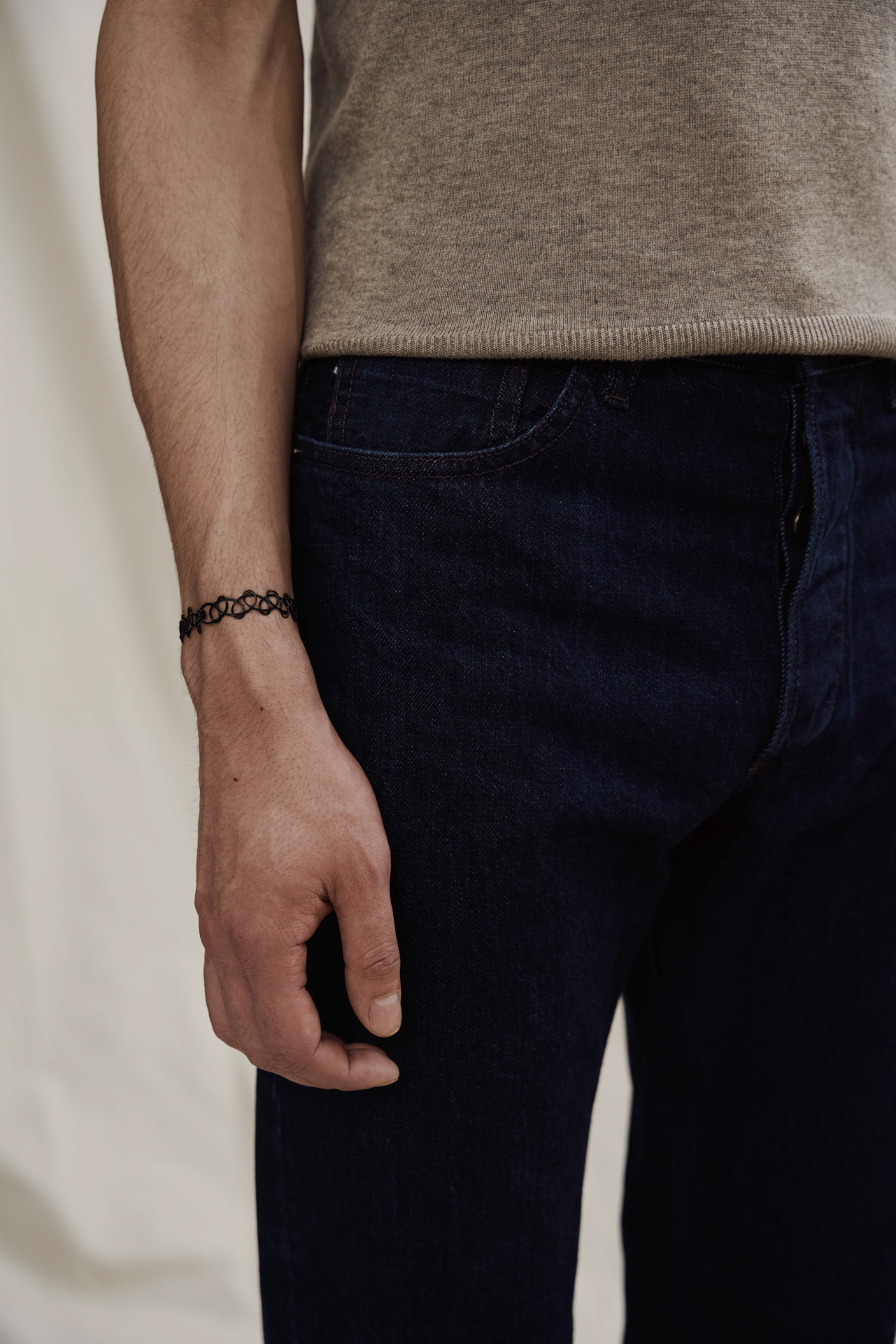 Taupe Cotton-Cashmere Polo — Monokel Berlin