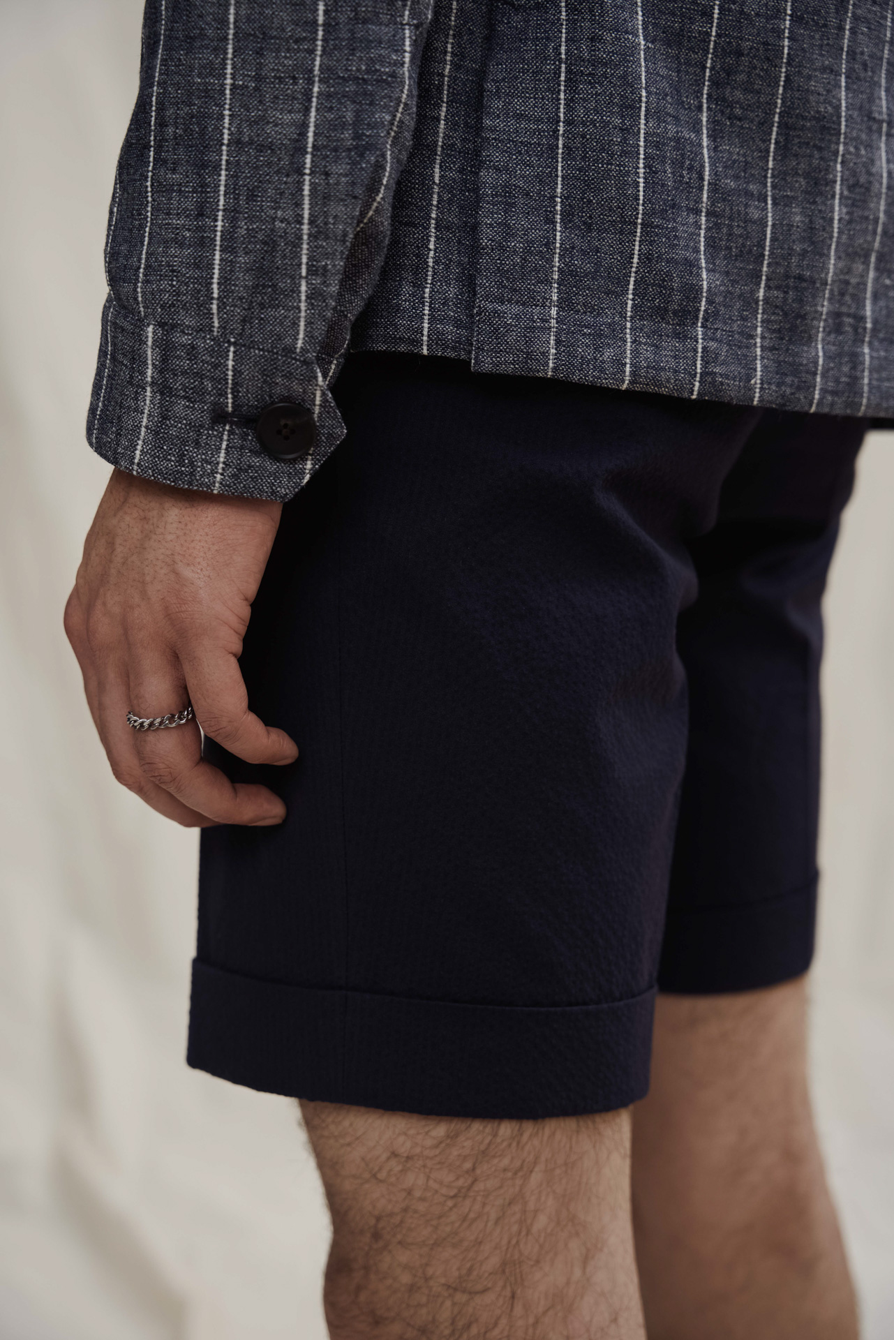 Blue-Grey Utility Jacket — Monokel Berlin