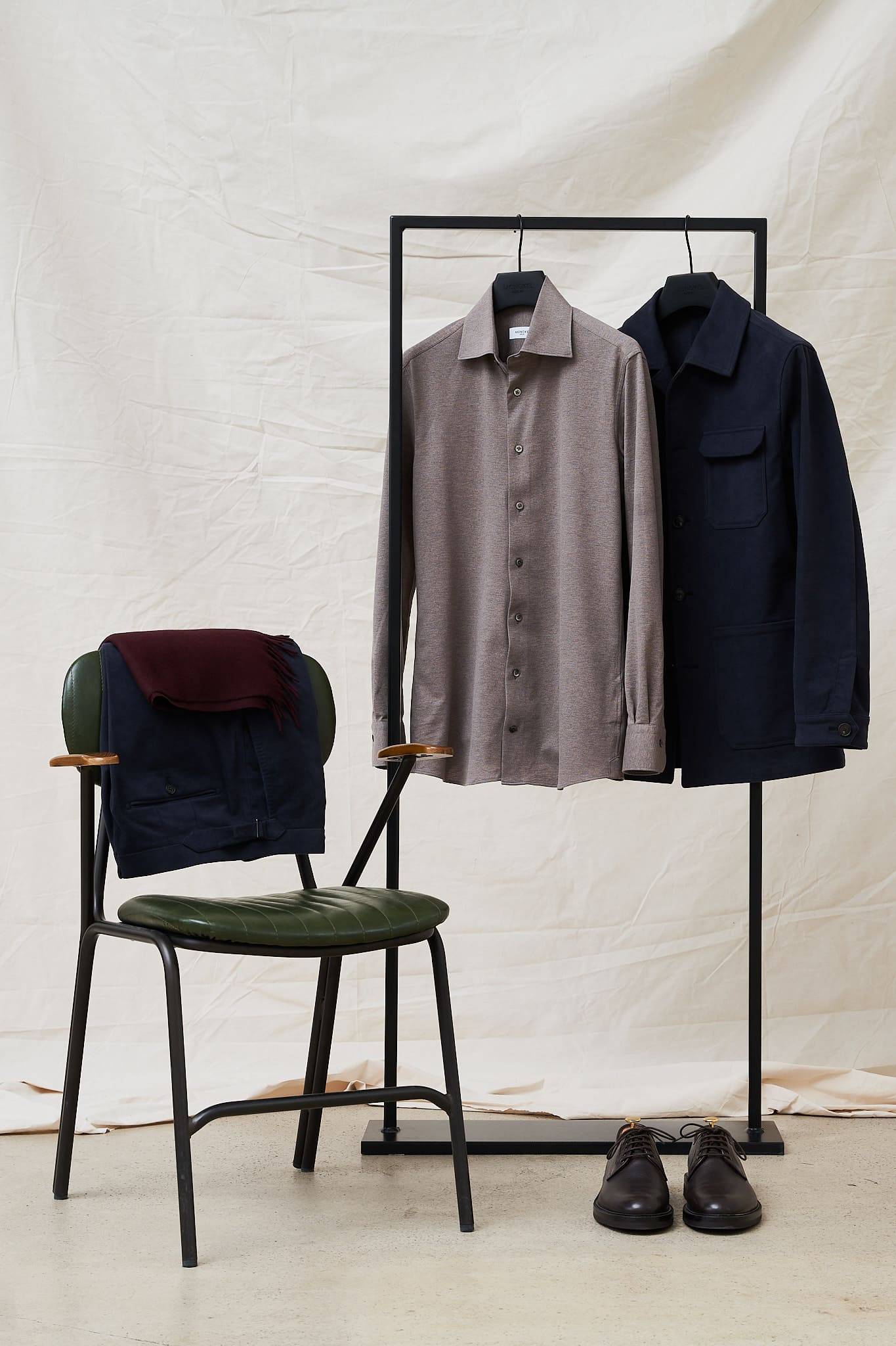 Walnut Knitted Hemd — Monokel Berlin