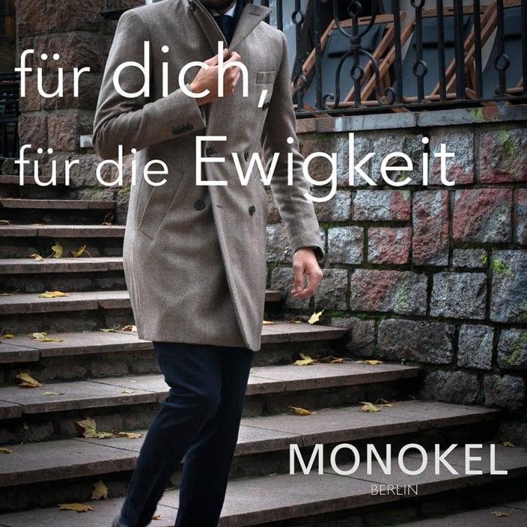Der perfekte Maßmantel 4 Maßmantel Monokel