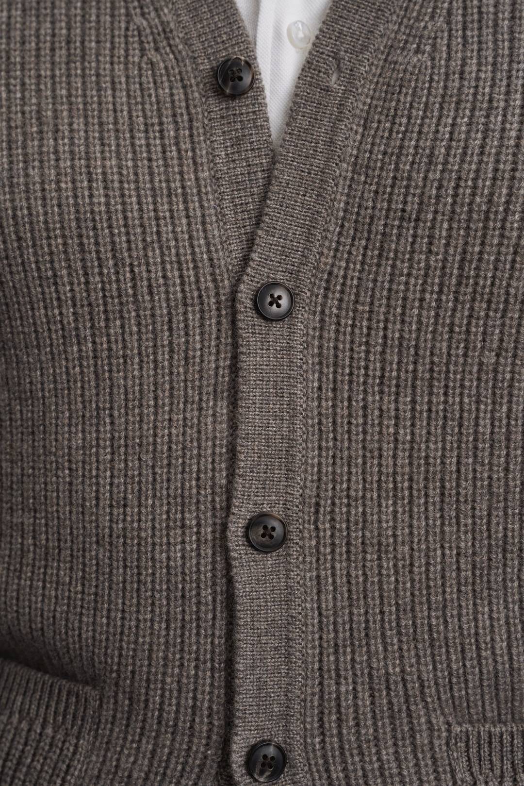 Dark Taupe Kaschmir Cardigan